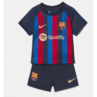 Dres Barcelona Domaci za djecu 2022-23 Kratak Rukav (+ kratke hlače)